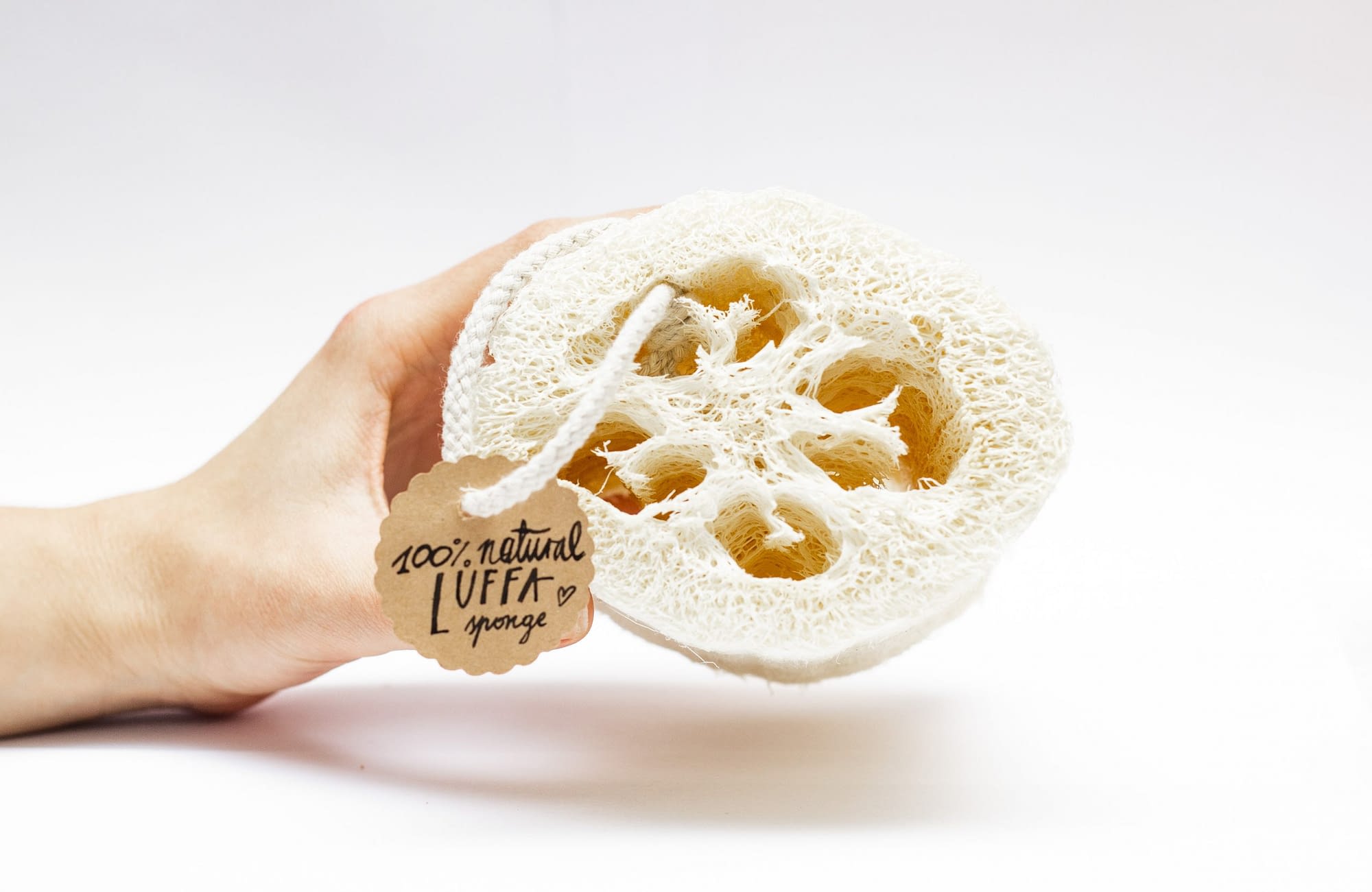 Natural Loofah Exfoliating Body Sponge OchVegan! Vegan Artisan